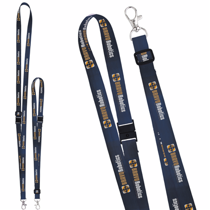 Picture of 5/8" Adjustable Polyester 4 Color Lanyard