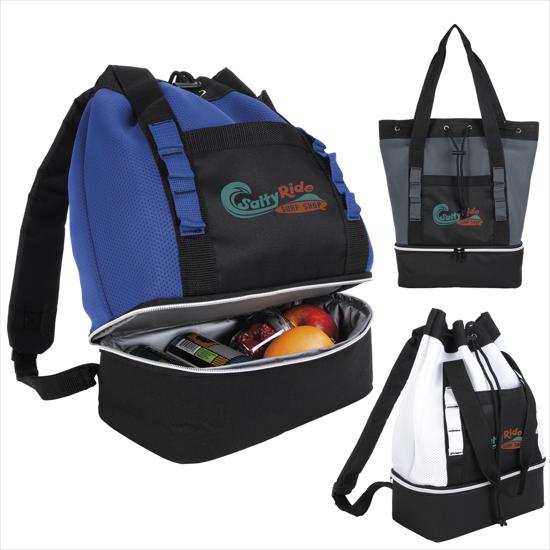 Dual compartment cooler bag on sale