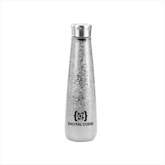 16 oz. Metallic Ice Peristyle Bottle Silver