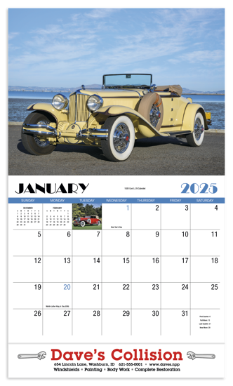 Classics Appointment Calendar - Stapled | Koozie Group