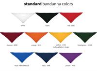standard plush bandanna colors