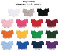 Betsy bear standard plush shirt colors