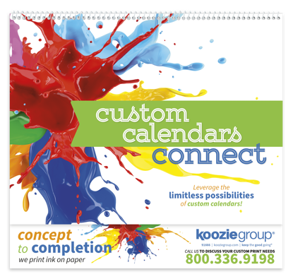 Picture of COLLATERAL KOOZIE GROUP CUSTOM CALENDAR SPIRAL SAMPLE 20XX