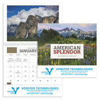 Always popular, each month of this handy calendar features a beautiful photograph from one of America's most scenic places along with a convenient storage pocket