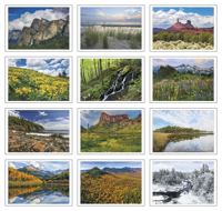 Always popular, each month of this handy calendar features a beautiful photograph from one of America's most scenic places along with a convenient storage pocket