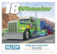 Keep truckin' with this 13-month calendar featuring a variety of big rigs