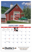 This 13-month calendar bursts with patriotic spirit