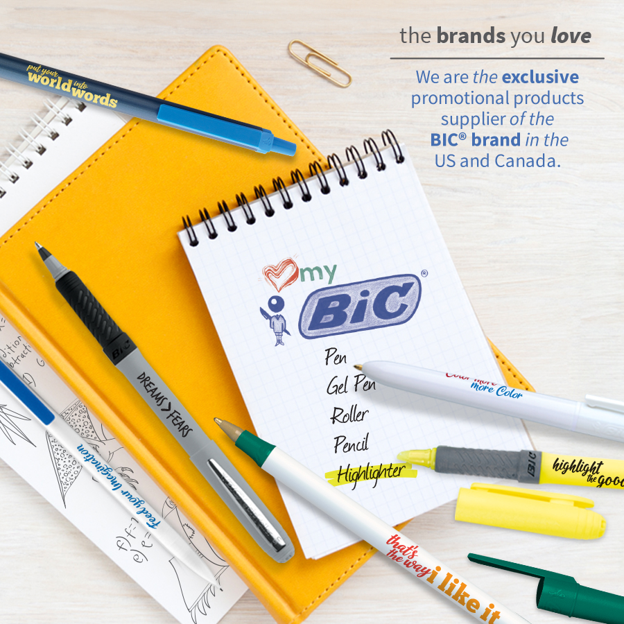 Bic Brand Products Banner